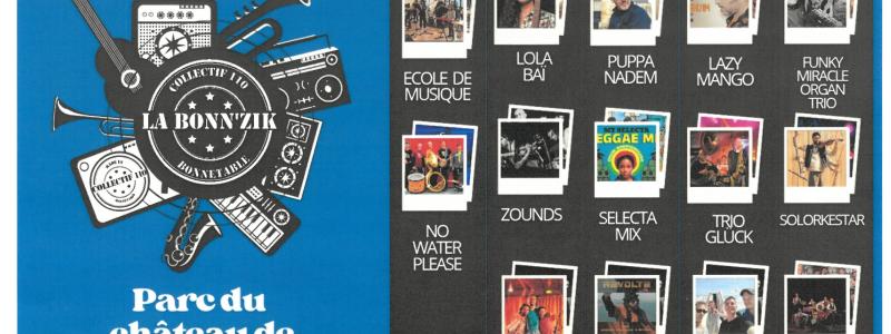 Festival de la Bonn'Zik 2024, chaque vendredi du 28 juin au 26 juillet, c'est parti et c'est gratuit ! 