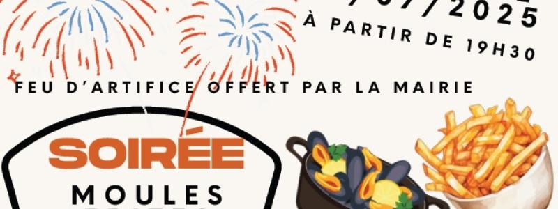 Le Comité des fêtes propose une soirée "moules-frites"
