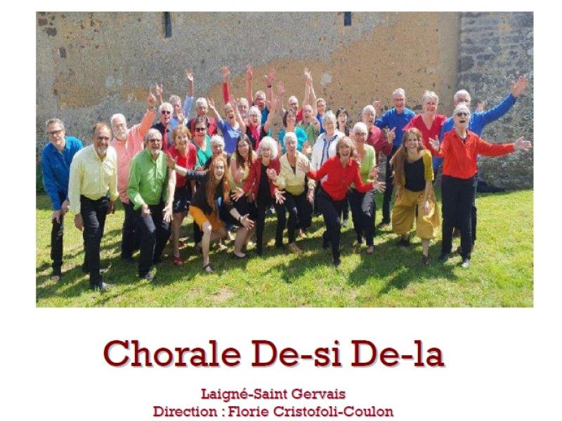 Dimanche 23 novembre, concert d'automne avec la Chorale De-si De-la, à 15h00 salle Mélusine