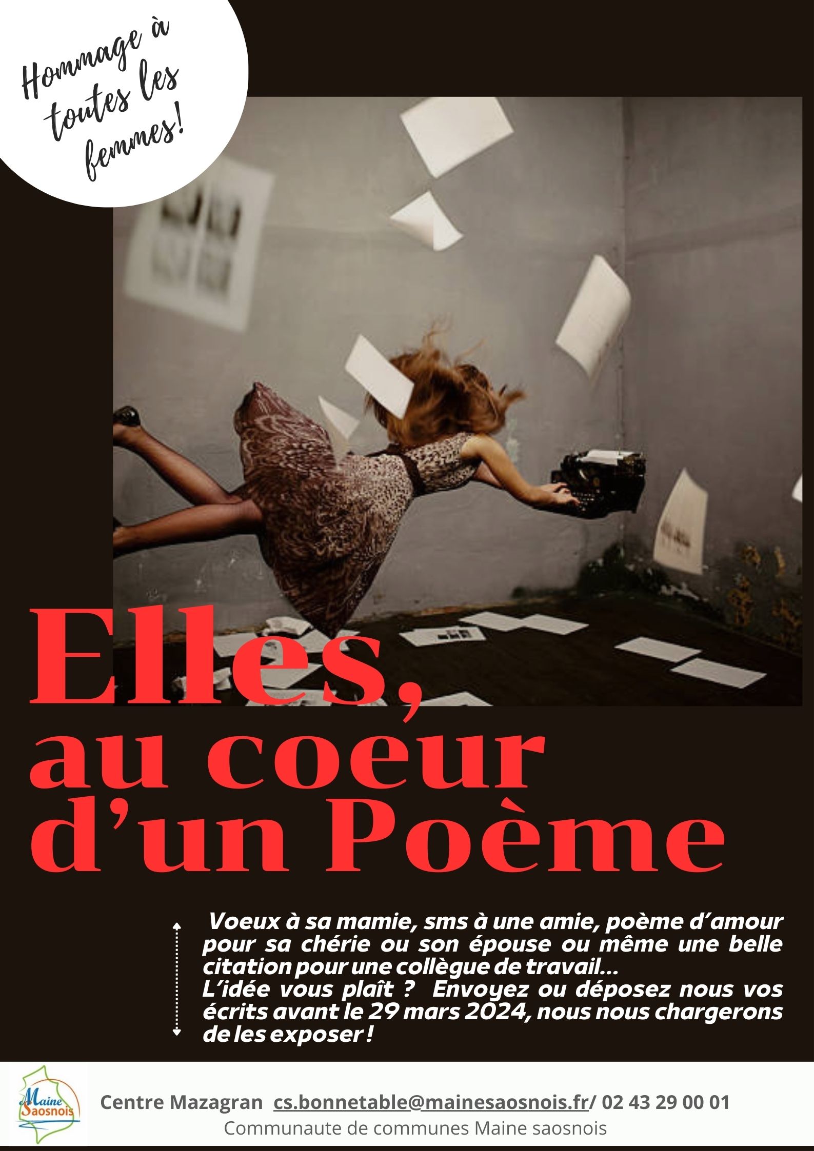 Le centre Mazagran et le Printemps des poètes : un hommage à toutes les femmes