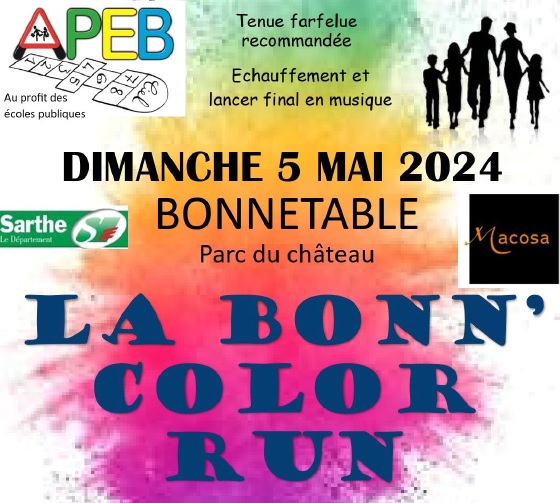 La Bonn' Color Run du 5 mai vous invite à vous mettre tous en tenue farfelue !