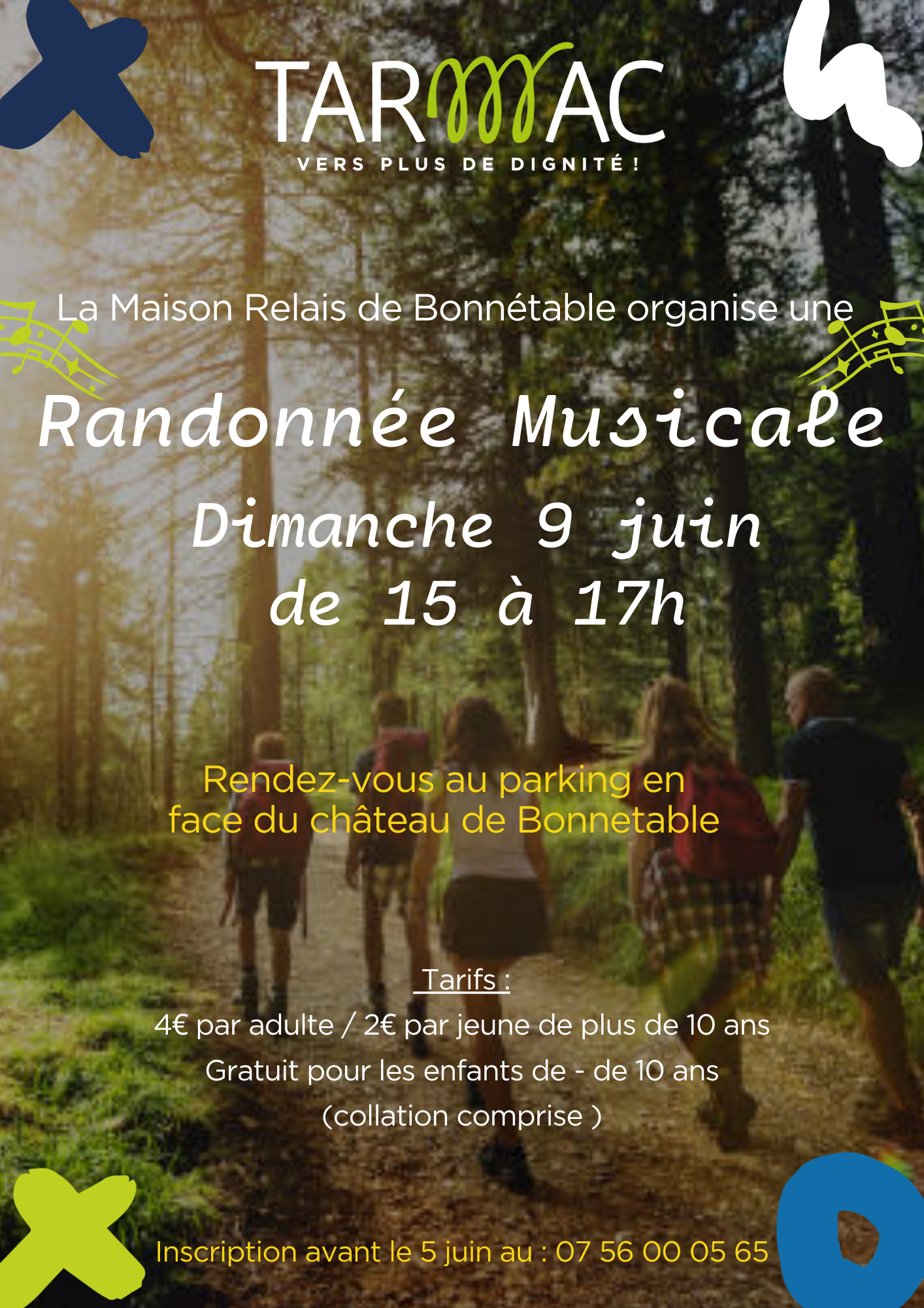 REPORT EN SEPTEMBRE de la randonnée musicale organisée par la Maison Relais de Bonnétable