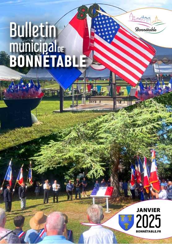 Bulletin municipal de Janvier 2025 en cours d'impression : distribution à partir du 10 janvier dans votre boîte !