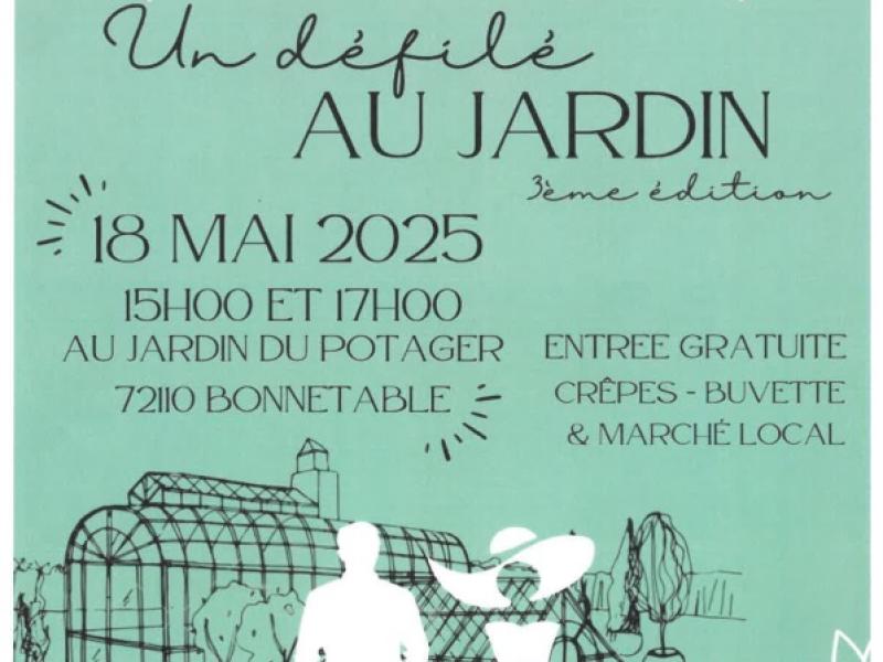Dimanche 18 mai, 3e défilé de mode de l'UCAIPIB dans le jardin potager du château !